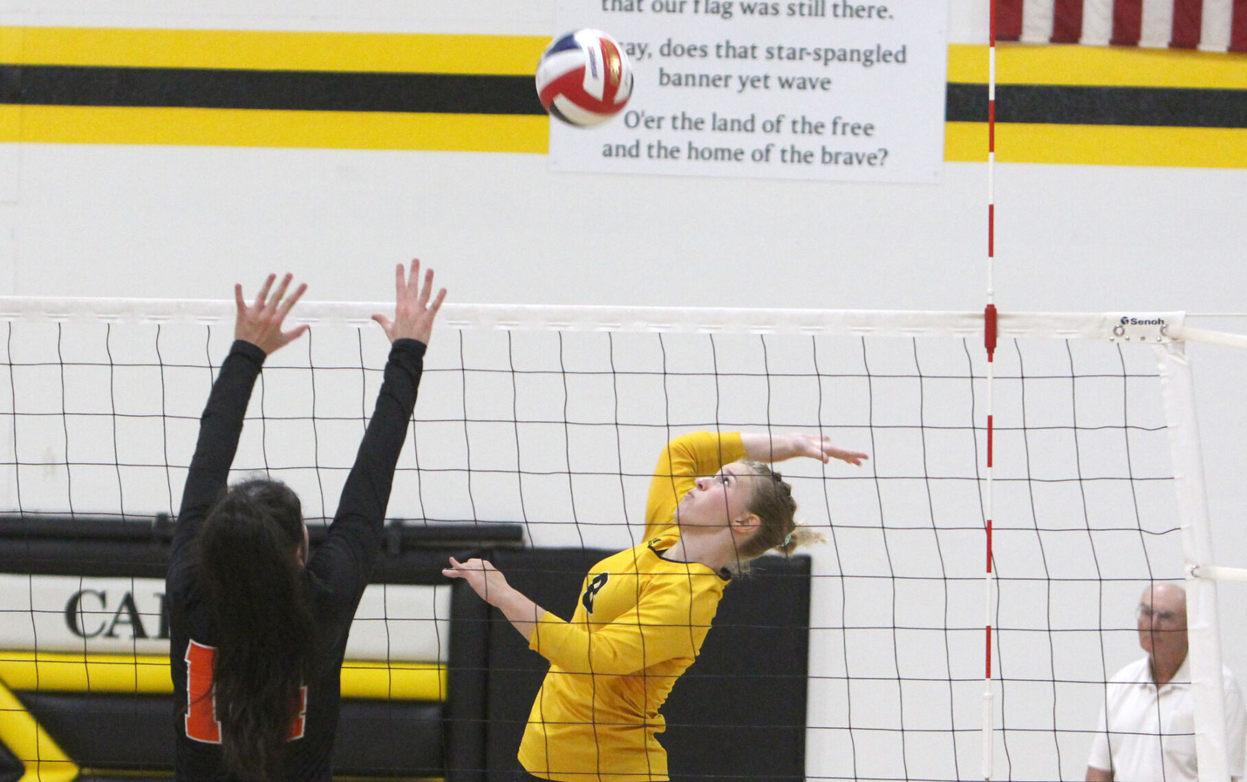 Bloomer at Cadott volleyball 9-13-22